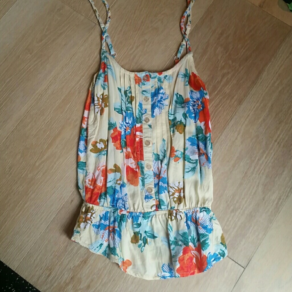 Floral Free People blouse